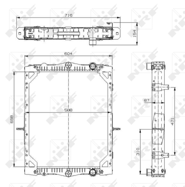 NRF Radiateur 529744