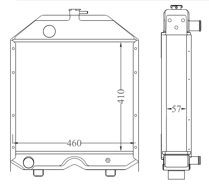 Aandrijfaccu koeler NRF 530003