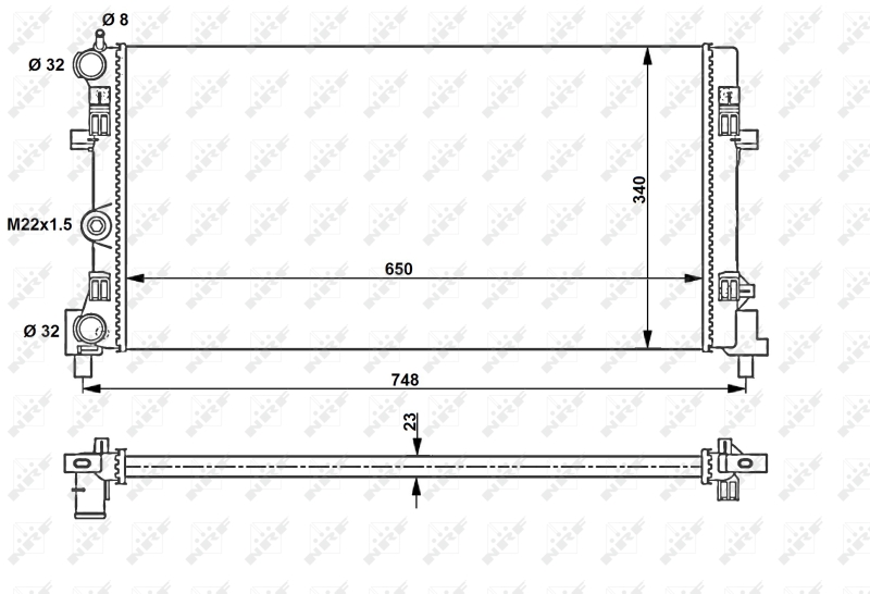 NRF Radiateur 53024A