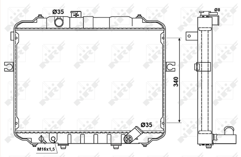 Radiateur NRF 53034