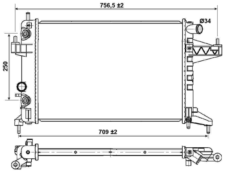 Radiateur NRF 53035