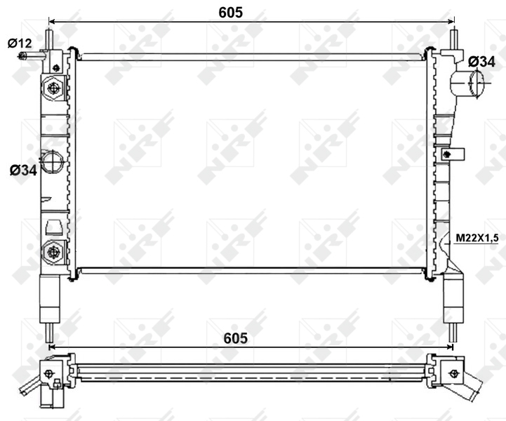 Radiateur NRF 53036