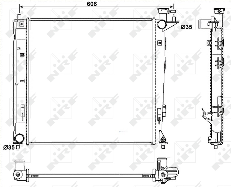 NRF Radiateur 53054