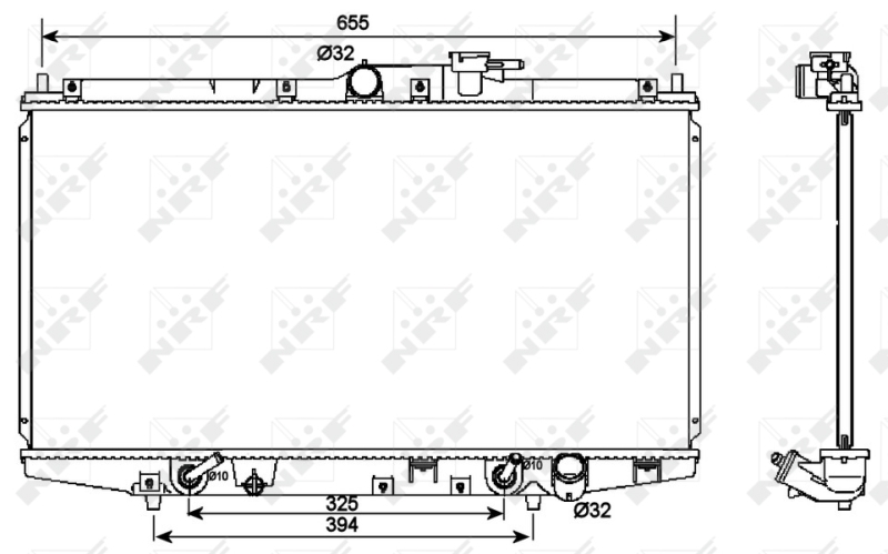 NRF Radiateur 53087