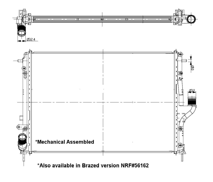 NRF Radiateur 53092