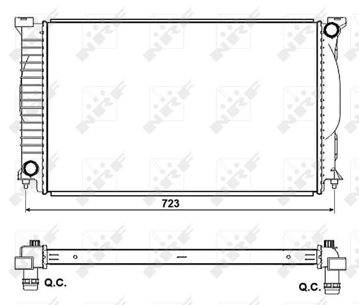 NRF Radiateur 53093