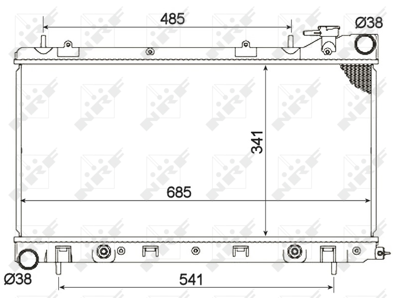 NRF Radiateur 53095