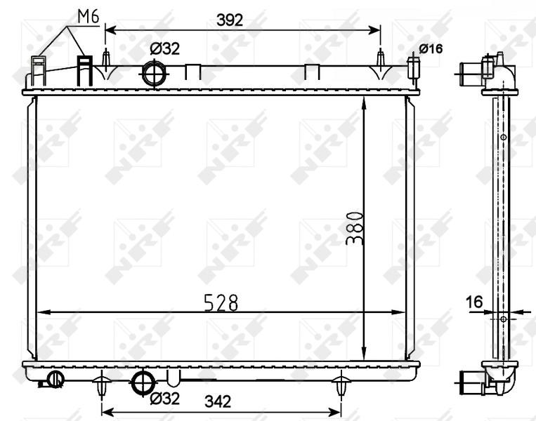 NRF Radiateur 53108A