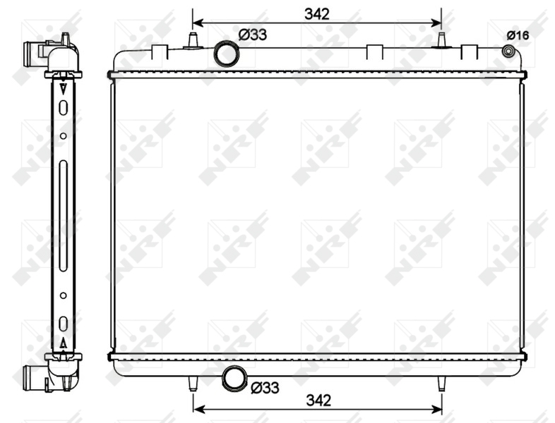 NRF Radiateur 53112