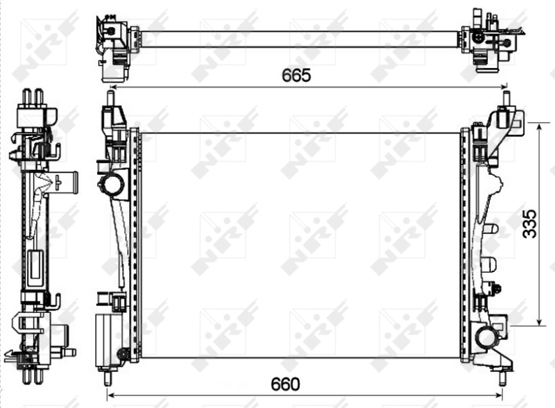 NRF Radiateur 53115