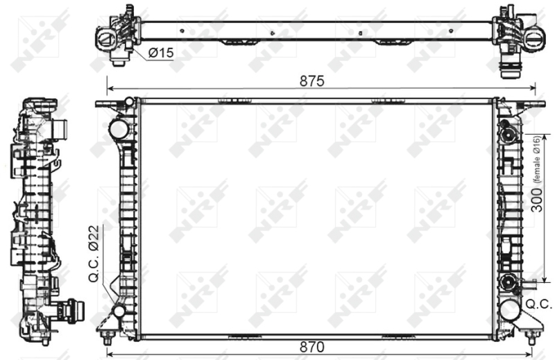 Radiateur NRF 53116