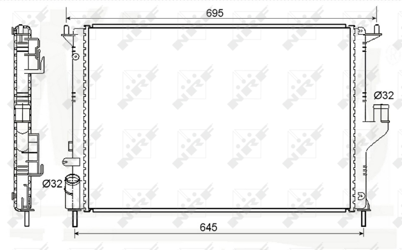 NRF Radiateur 53118