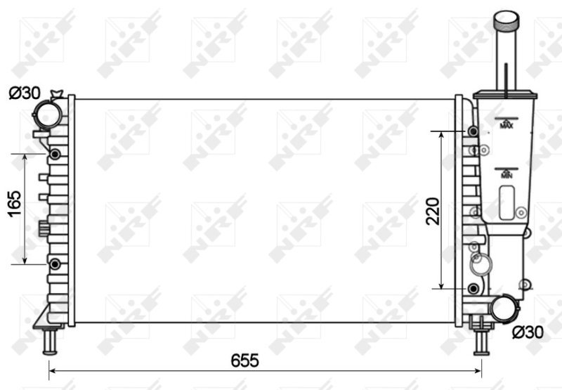 Radiateur NRF 53124