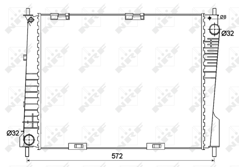 Radiateur NRF 53125