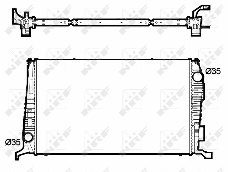 NRF Radiateur 53138