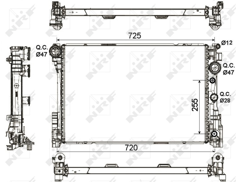 NRF Radiateur 53140