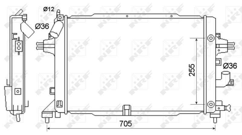 NRF Radiateur 53145