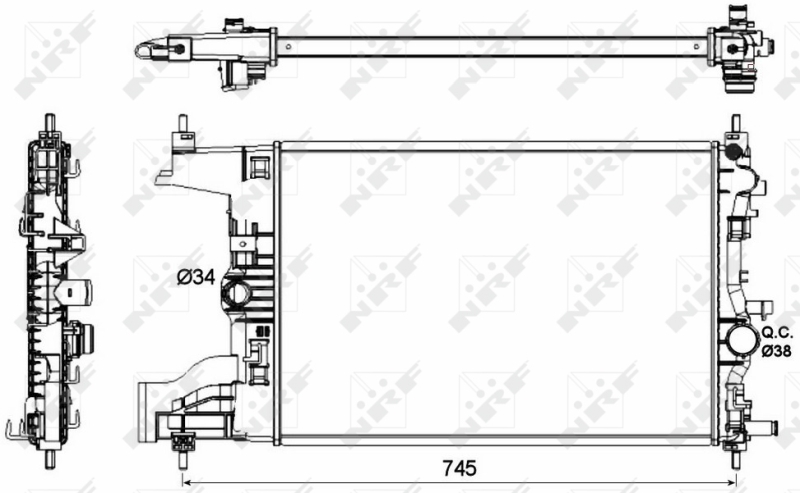 Radiateur NRF 53148