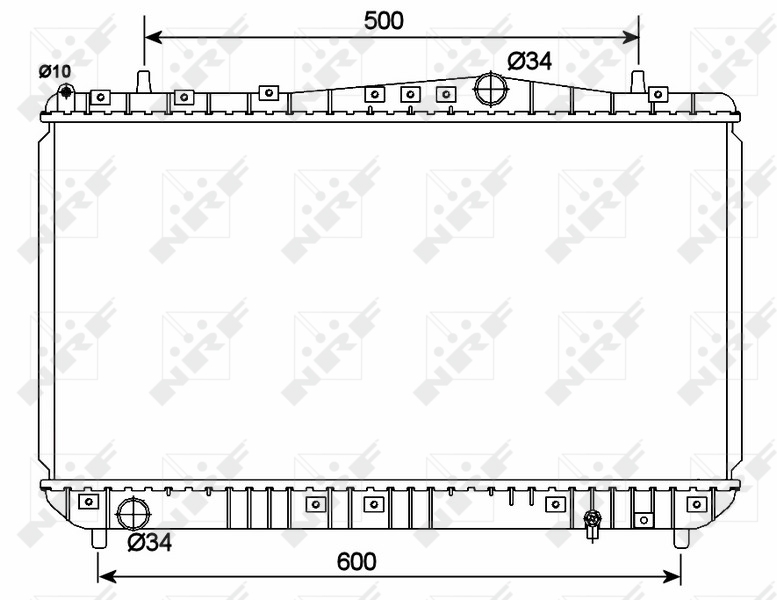 NRF Radiateur 53150