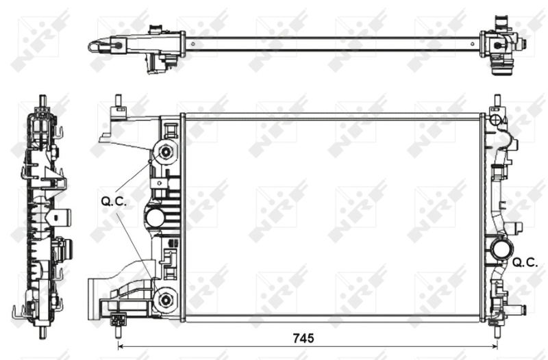 Radiateur NRF 53153