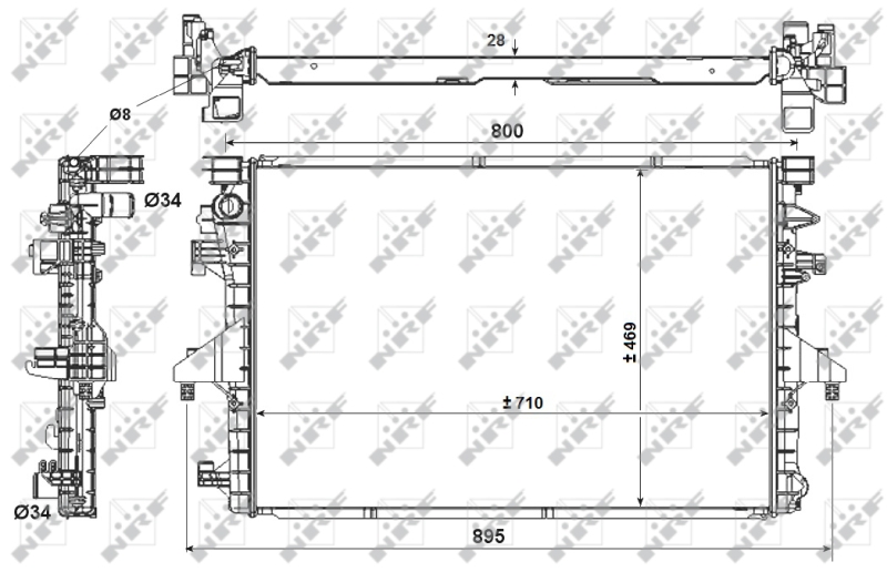 NRF Radiateur 53154