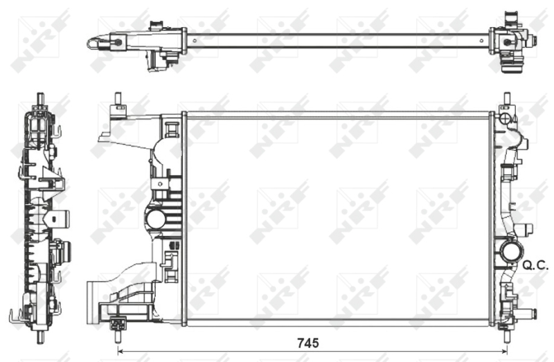 NRF Radiateur 53155