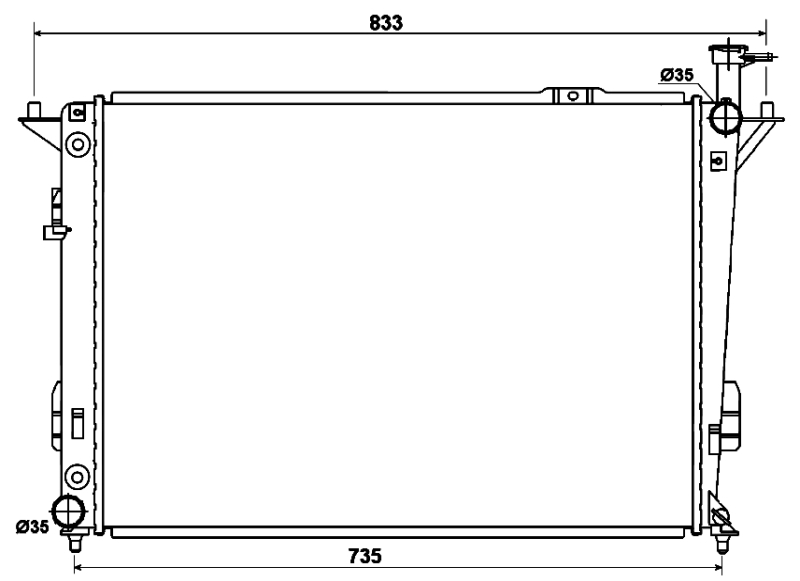 NRF Radiateur 53168