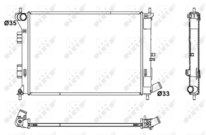 NRF Radiateur 53171