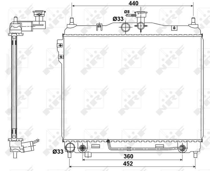 Radiateur NRF 53173