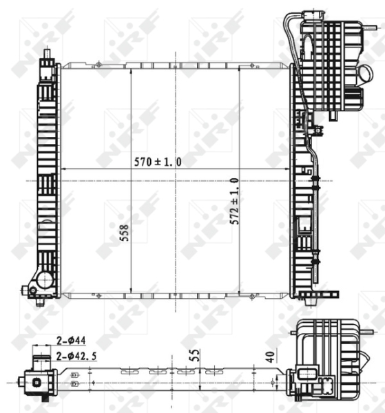 Radiateur NRF 53176