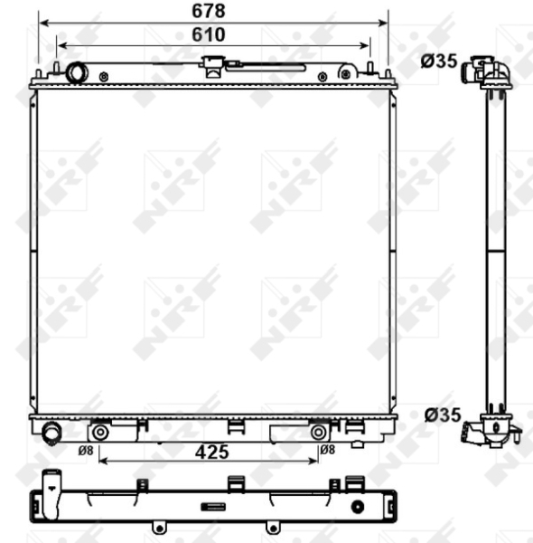 NRF Radiateur 53179