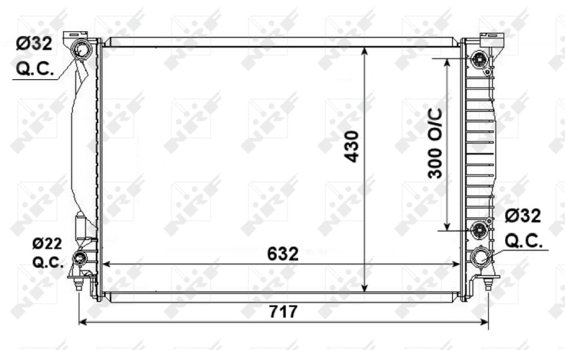 NRF Radiateur 53190