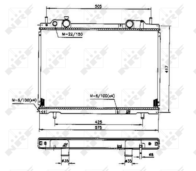 Radiateur NRF 53200