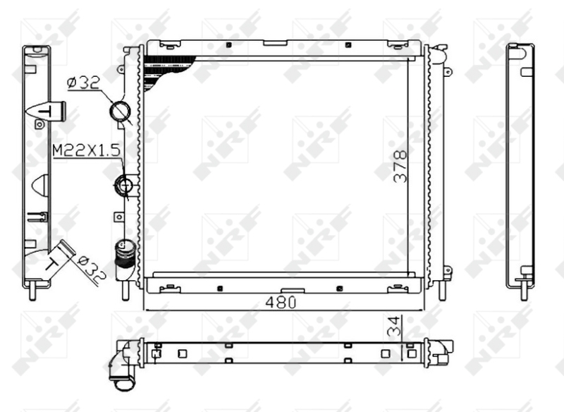 Radiateur NRF 53209A