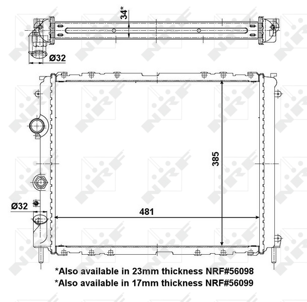 NRF Radiateur 53209