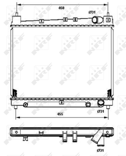 NRF Radiateur 53211