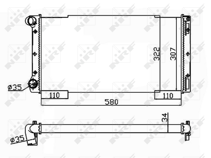 Radiateur NRF 53229