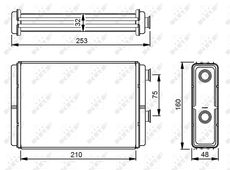 NRF Kachelradiateur 53233