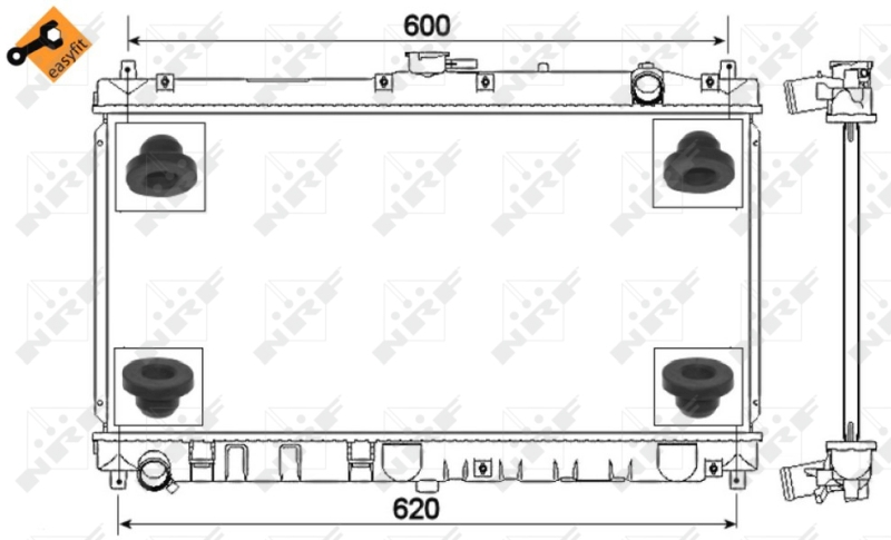 NRF Radiateur 53317