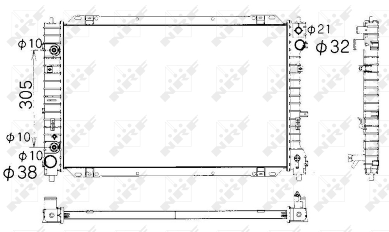 NRF Radiateur 53377