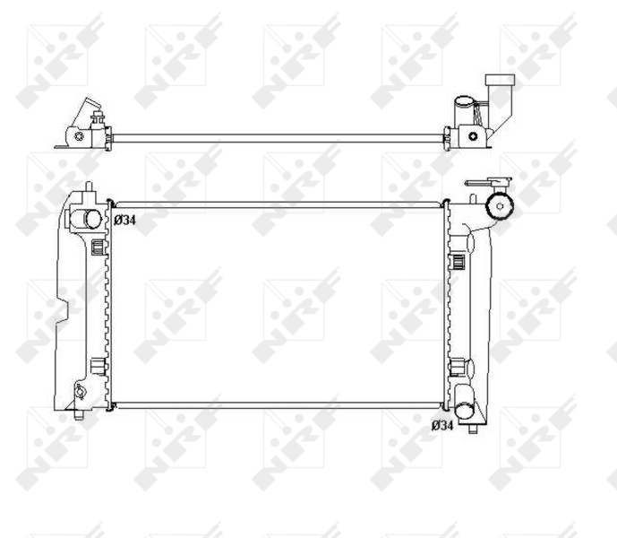 NRF Radiateur 53397