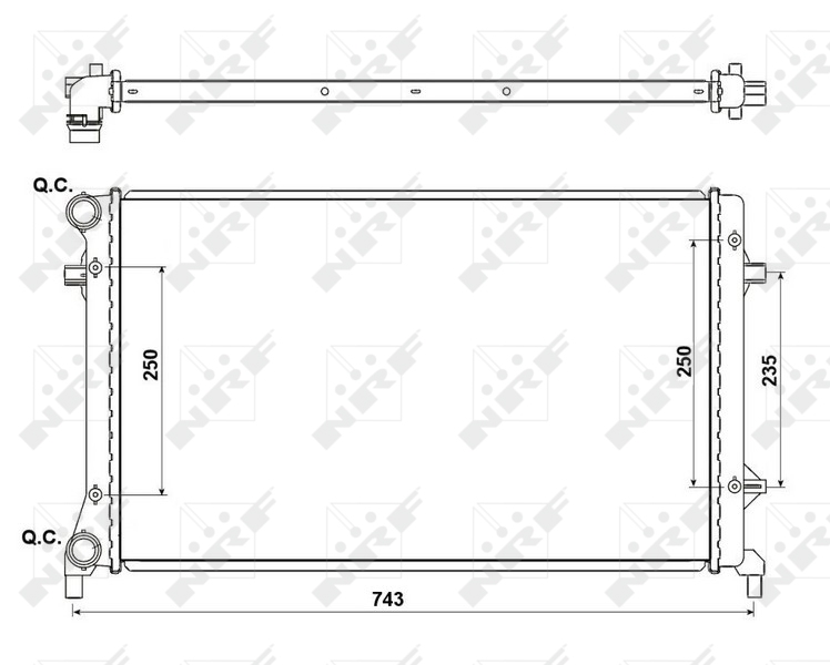 NRF Radiateur 53405A