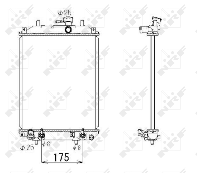 NRF Radiateur 53414