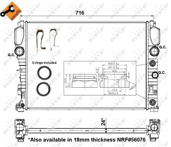 NRF Radiateur 53423