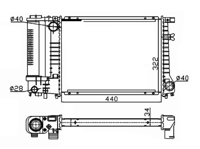 NRF Radiateur 53426A