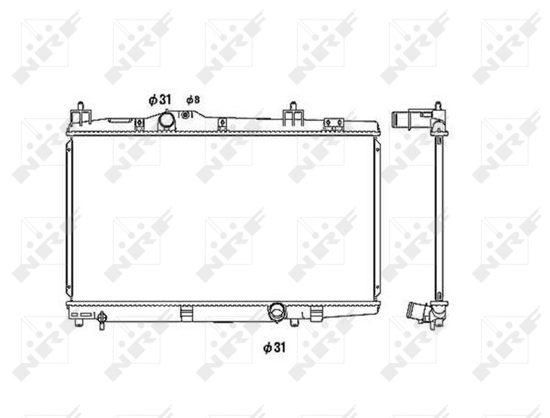 NRF Radiateur 53449