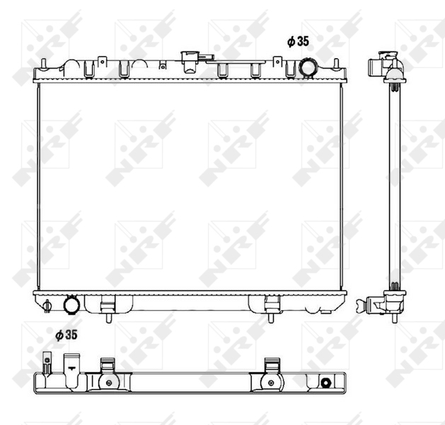 NRF Radiateur 53450