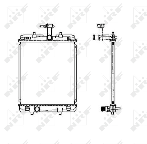 NRF Radiateur 53459