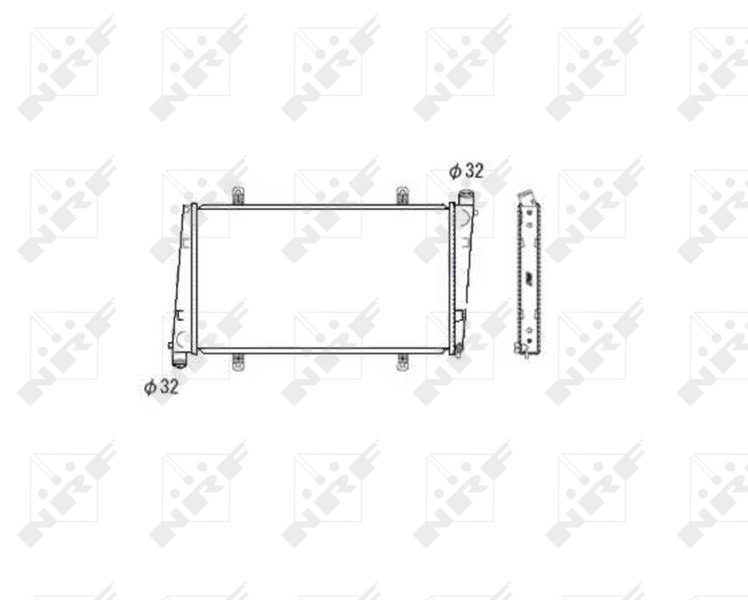 NRF Radiateur 53483