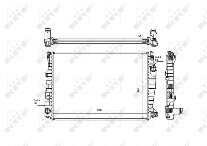 NRF Radiateur 53487